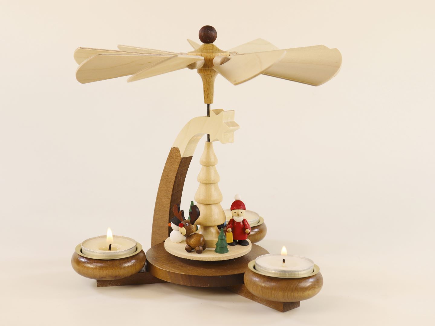 Weihnachtspyramide zum Hinstellen mit Weihnachts-Motiv