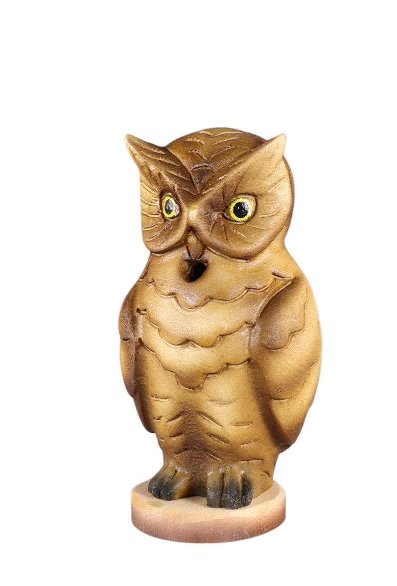 Räuchereule geschnitzt, klein