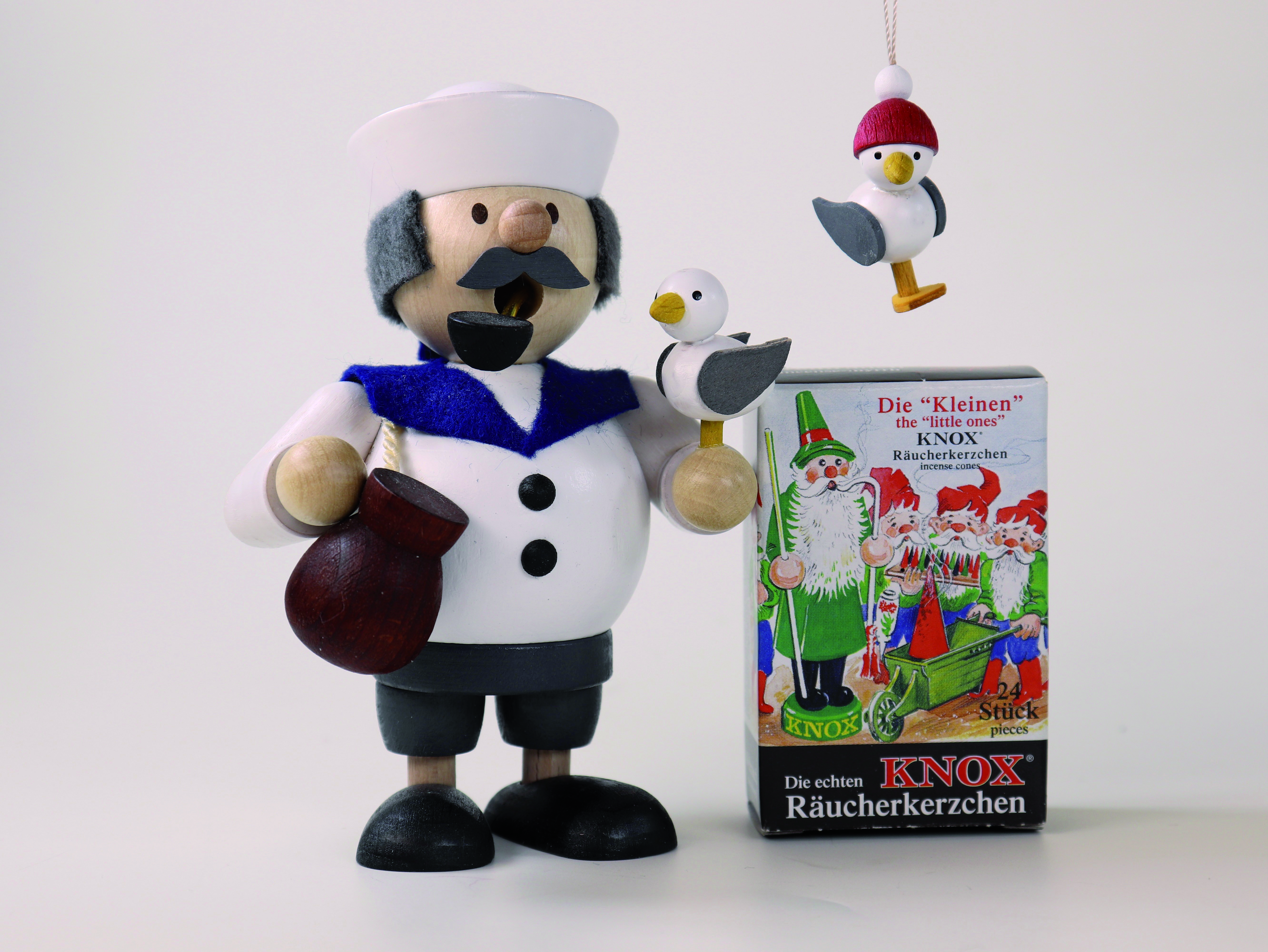 Geschenkset Mini-Räuchermann 'Matrose'