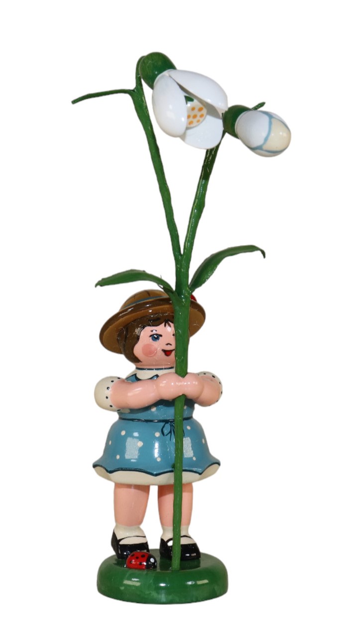 Blütenkind mit Schneeglöckchen 11cm