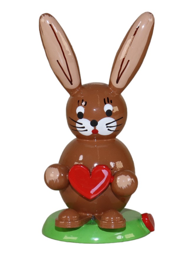 Osterhase "Hase mit Herz"