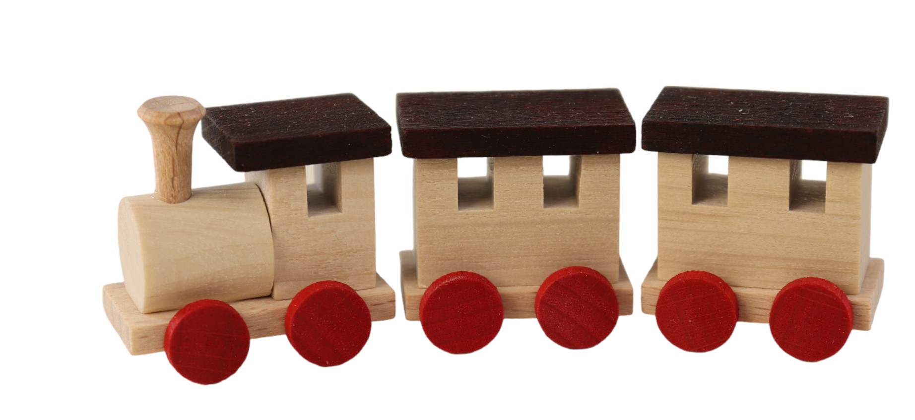 Eisenbahn m. 2 Waggon 7 cm