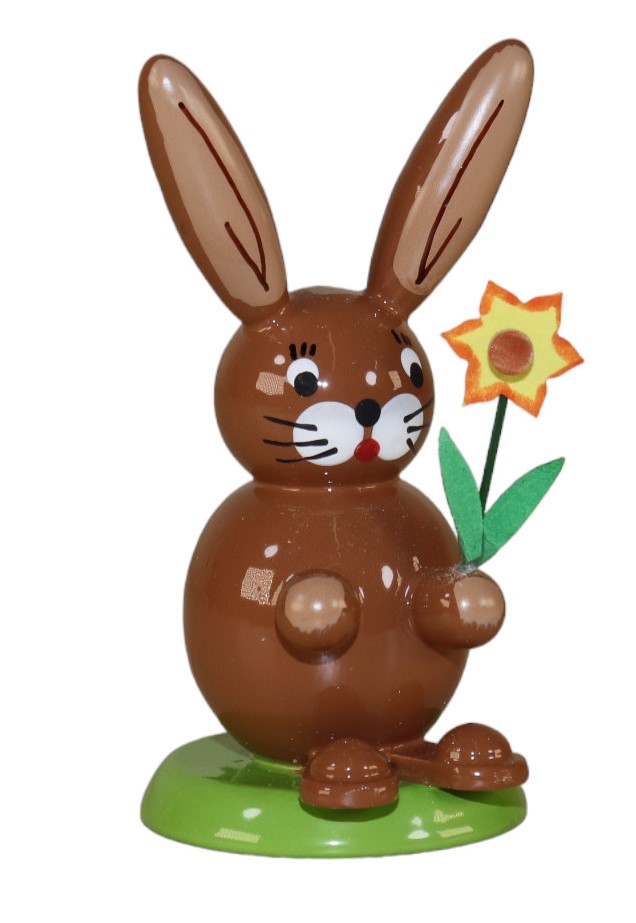 Osterhase "Hase mit Narzisse"