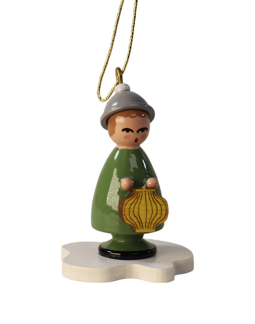 Baumbehang auf Sockel "Laternenkind grün"