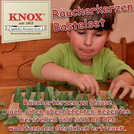Räucherkerzen selber herstellen mit unserem Knox Räucherkerzen-Bastelset