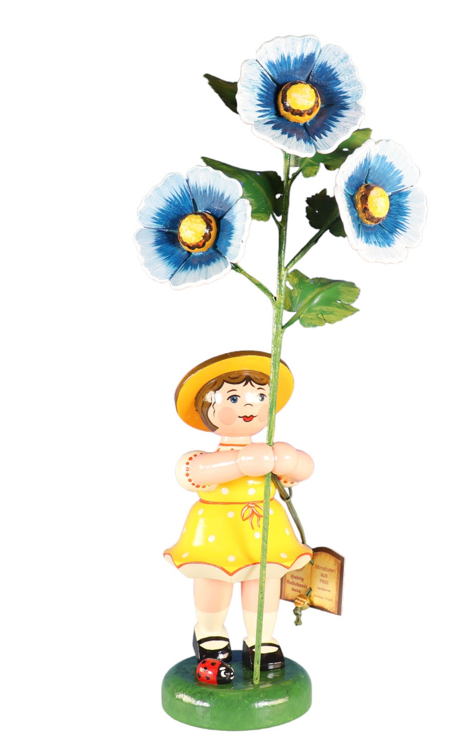 Blumenmädchen mit Malve, 24 cm