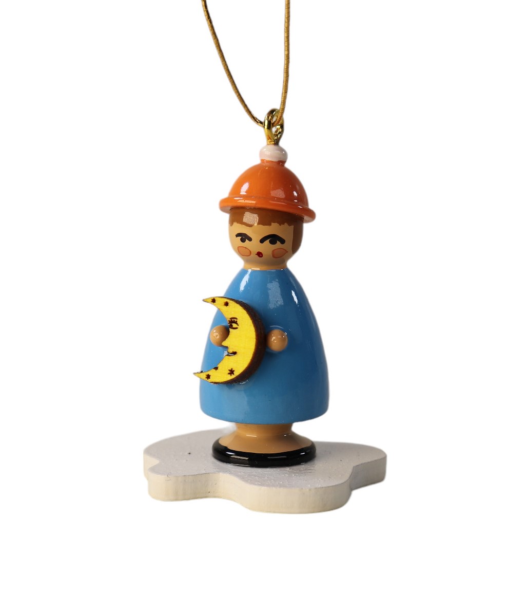 Baumbehang auf Sockel "Laternenkind blau"