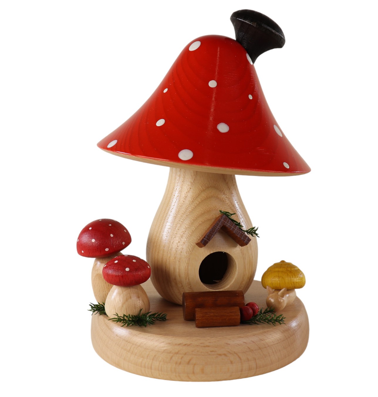Räucherhaus Fliegenpilz, spitz groß