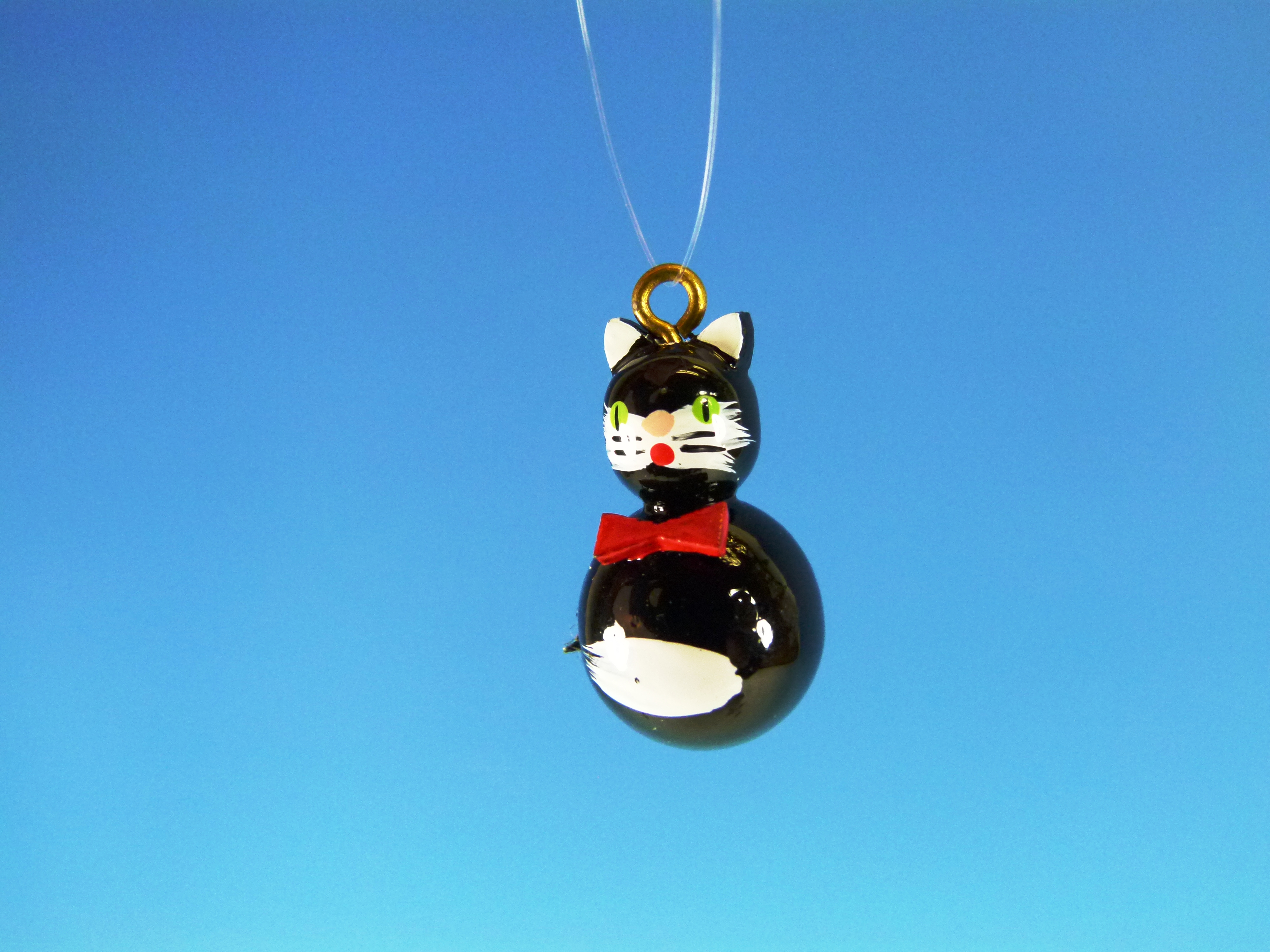 Kugelfigur Katze - Anhänger für den Osterstrauch