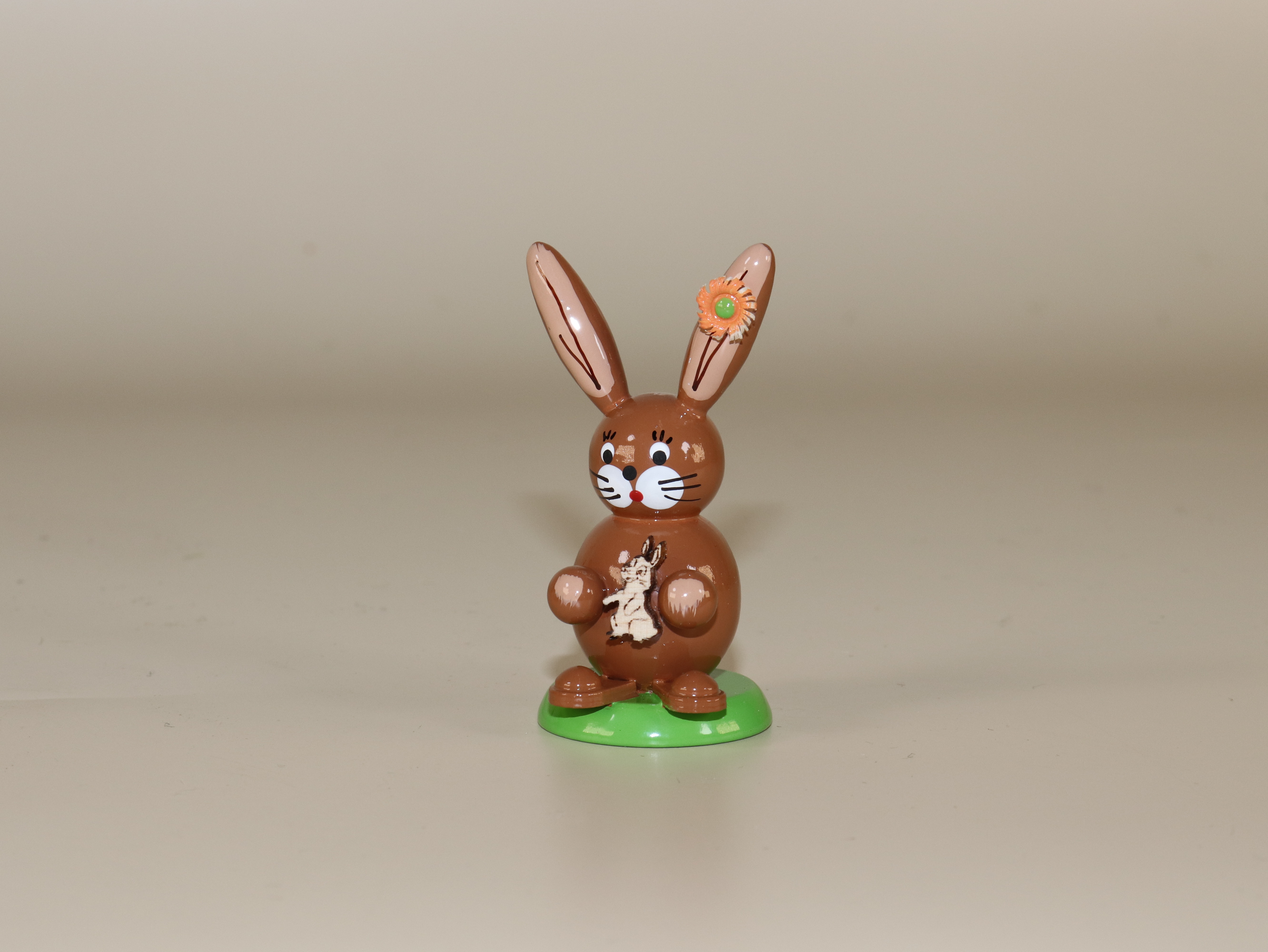Osterhase mit Hasenkind als Oster-Schmuck