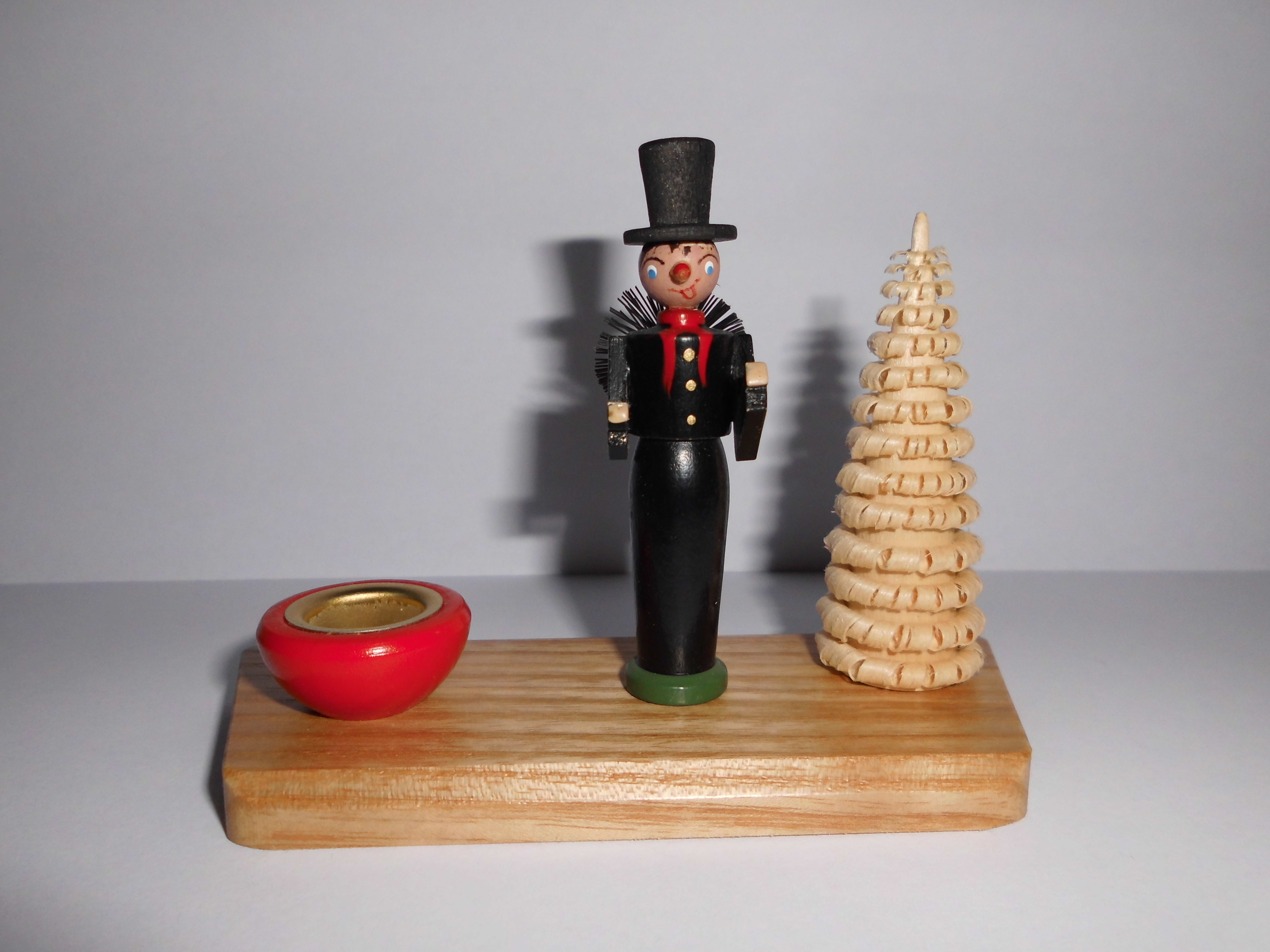 Kerzenhalter "Schornsteinfeger" als Tischschmuck