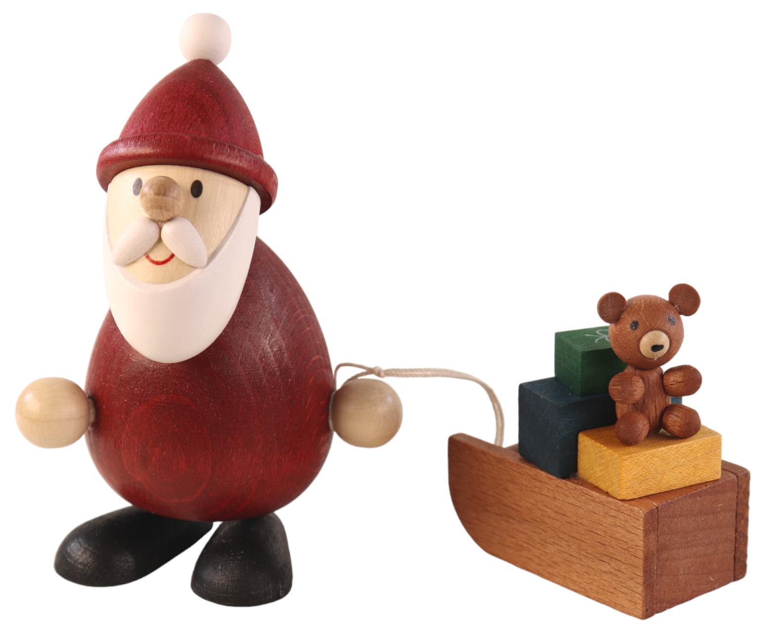 weihnachtsmann_mit_schlitten_farbig_,_modern_ullrich_kunsthandwerk_paul_ullrich_volkskunstbestehen