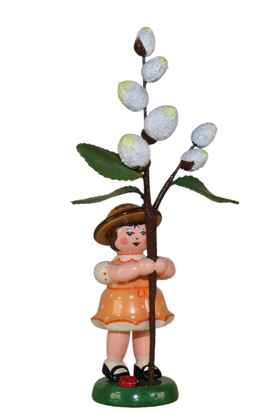 Blütenkind mit Maikätzchen, 11 cm