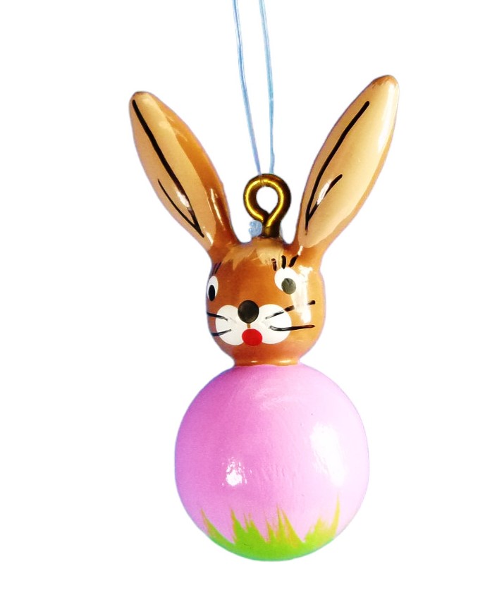 Baumanhänger "Hase rosa"