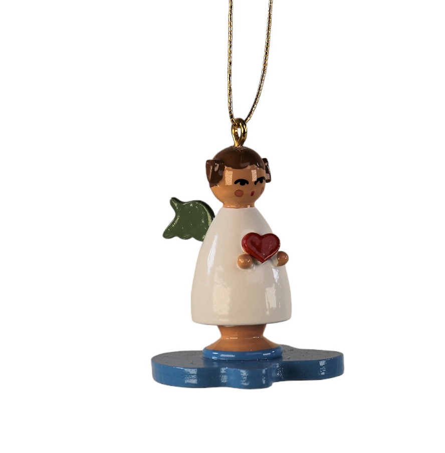 Baumbehang auf Sockel "Engel mit Herz"