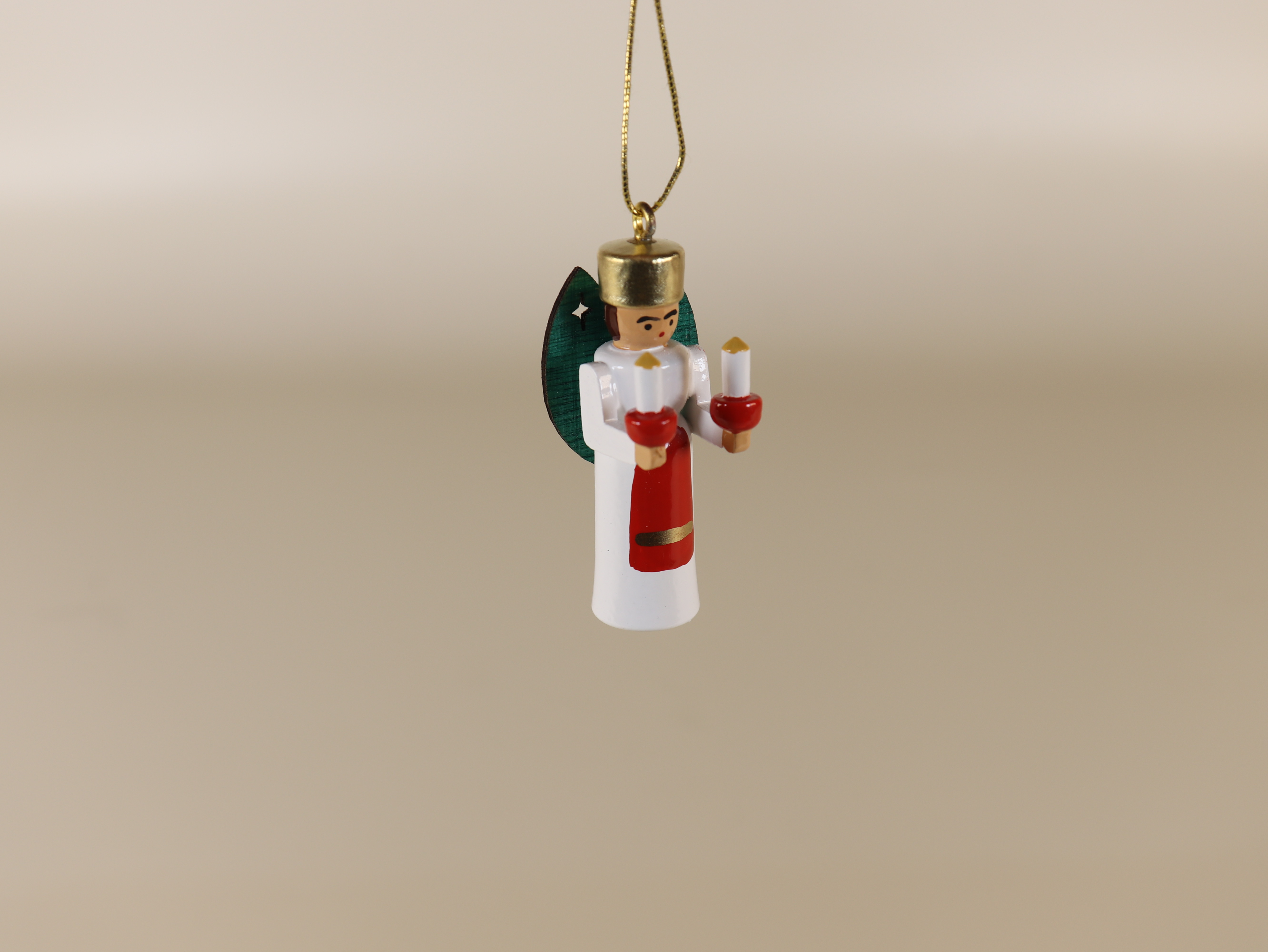Christbaumschmuck "Engel mit zwei Kerzen"